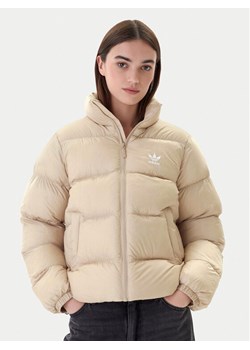 adidas Kurtka zimowa adicolor JX2947 Beżowy Regular Fit ze sklepu MODIVO w kategorii Kurtki damskie - zdjęcie 186762825