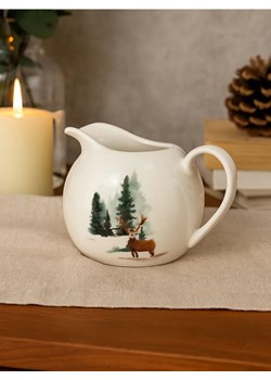 Sinsay - Ceramiczny dzbanek z motywem świątecznym - biały ze sklepu Sinsay w kategorii Dzbanki i zaparzacze - zdjęcie 186764549