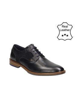 Bullboxer Skórzane trzewiki w kolorze czarnym ze sklepu Limango Polska w kategorii Półbuty męskie - zdjęcie 186765645