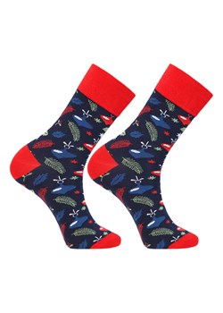 Skarpety za kostkę Moraj CMLS700-005 navy/red ze sklepu kontri.pl w kategorii Skarpetki damskie - zdjęcie 186766818