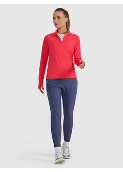 Damskie spodnie do biegania w terenie 4F 4FWAW25TFTRF0931 - niebieskie ze sklepu Sportstylestory.com w kategorii Spodnie damskie - zdjęcie 186767355