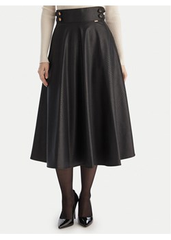 Fracomina Spódnica z imitacji skóry FS25WG2001P41101 Czarny Regular Fit ze sklepu MODIVO w kategorii Spódnice - zdjęcie 186769099