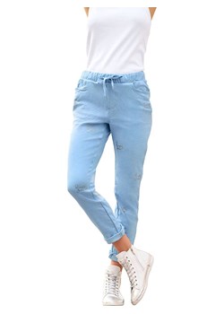 Heine Spodnie w kolorze błękitnym ze sklepu Limango Polska w kategorii Spodnie damskie - zdjęcie 186769759