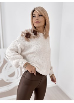 sweter simao ecru one size - id: prod-82324-group - marki UBRA - 186770155 sweter simao ecru one size ze sklepu UBRA w kategorii Swetry damskie - zdjęcie 186770155