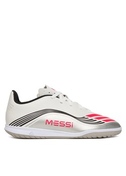 Buty do piłki nożnej adidas F50 Messi Club JP7452 Biały ze sklepu eobuwie.pl w kategorii Buty sportowe dziecięce - zdjęcie 186770567