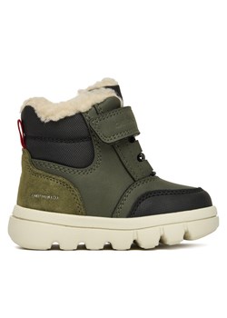 Kozaki Geox B Willaboom B Ab B365BC 0ME22 C0450 M Khaki - id: 0000305271723 - marki Geox - 186770578 Kozaki Geox B Willaboom B Ab B365BC 0ME22 C0450 M Khaki ze sklepu eobuwie.pl w kategorii Buty zimowe dziecięce - zdjęcie 186770578