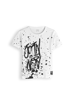 GATE Bawełniana koszulka z nadrukiem 7Y ze sklepu gateshop w kategorii T-shirty chłopięce - zdjęcie 186771518