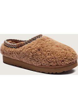 UGG Skórzane mule TASMAN MAXI CURLY | z dodatkiem wełny ze sklepu Gomez Fashion Store w kategorii Kapcie damskie - zdjęcie 186772336