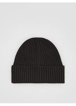Reserved - Czapka beanie - ciemnoszary - id: 057FE-90X - marki Reserved - 186772608 Reserved - Czapka beanie - ciemnoszary ze sklepu Reserved w kategorii Czapki zimowe męskie - zdjęcie 186772608