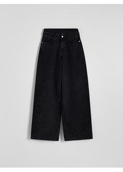 Reserved - Jeansy wide leg - czarny ze sklepu Reserved w kategorii Jeansy damskie - zdjęcie 186772857
