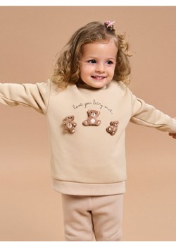 Sinsay - Ocieplana bluza crewneck - kremowy ze sklepu Sinsay w kategorii Bluzy i swetry - zdjęcie 186773715
