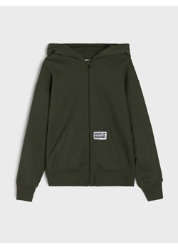 Sinsay - Rozpinana bluza z kapturem - khaki ze sklepu Sinsay w kategorii Bluzy chłopięce - zdjęcie 186773718