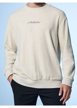 Sinsay - Bluza crewneck - kremowy ze sklepu Sinsay w kategorii Bluzy męskie - zdjęcie 186773778