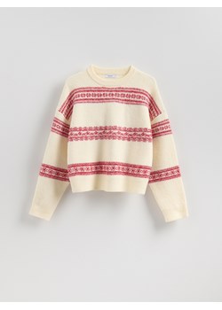 Reserved - Sweter we wzory - wielobarwny ze sklepu Reserved w kategorii Swetry damskie - zdjęcie 186774026