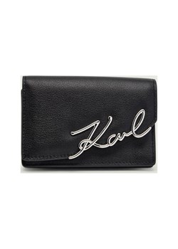 Karl Lagerfeld Skórzane etui na karty k/signature ze sklepu Gomez Fashion Store w kategorii Etui - zdjęcie 186774315