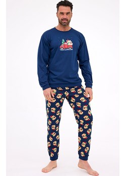Świąteczna piżama męska bawełniana Teddy 2 115/290, Kolor granatowy-wzór, Rozmiar 2XL, Cornette - id: 220476 - marki Cornette - 186776676 Świąteczna piżama męska bawełniana Teddy 2 115/290, Kolor granatowy-wzór, Rozmiar 2XL, Cornette ze sklepu Primodo w kategorii Piżamy męskie - zdjęcie 186776676
