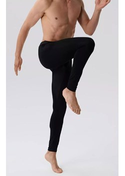 Legginsy sportowe męskie czarne Performance BML-016, Kolor czarny, Rozmiar S, ATLANTIC ze sklepu Intymna w kategorii Kalesony - zdjęcie 186776876