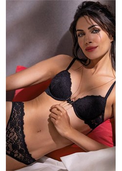 Biustonosz push-up czarny Allure 2674, Kolor czarny, Rozmiar 70B, Sielei ze sklepu Intymna w kategorii Biustonosze - zdjęcie 186777389