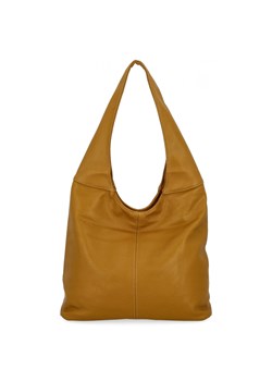 Uniwersalne Torebki Damskie Shopper Bag firmy Hernan HB0141 Musztardowa ze sklepu PaniTorbalska w kategorii Torby Shopper bag - zdjęcie 186778029