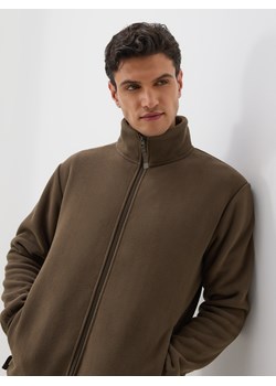Reserved - Polarowa bluza ze stójką - ciemnobrązowy - id: 6999H-89X - marki Reserved - 186779767 Reserved - Polarowa bluza ze stójką - ciemnobrązowy ze sklepu Reserved w kategorii Bluzy męskie - zdjęcie 186779767