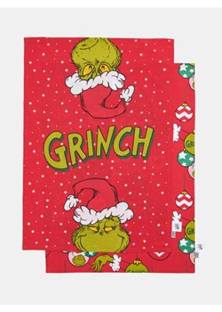 Sinsay - Ścierki kuchenne 2 pack Grinch - czerwony ze sklepu Sinsay w kategorii Fartuchy kuchenne - zdjęcie 186780947