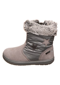 Primigi Skórzane kozaki zimowe w kolorze szarym ze sklepu Limango Polska w kategorii Buty zimowe dziecięce - zdjęcie 186782379