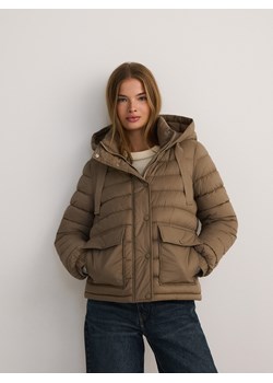 Reserved - Kurtka z kapturem - brązowy ze sklepu Reserved w kategorii Kurtki damskie - zdjęcie 186783457