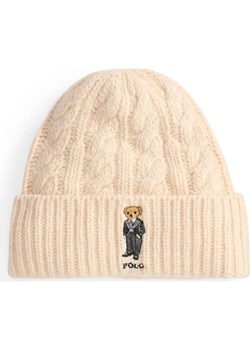 POLO RALPH LAUREN Wełniana czapka | z dodatkiem lnu ze sklepu Gomez Fashion Store w kategorii Czapki zimowe damskie - zdjęcie 186784975
