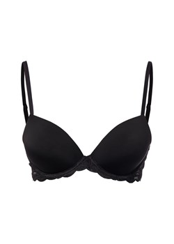 Calvin Klein Damski biustonosz push-up - usztywniany - Demi Kobiety Sztuczne włókno czarny jednolity ze sklepu vangraaf w kategorii Biustonosze - zdjęcie 186785377