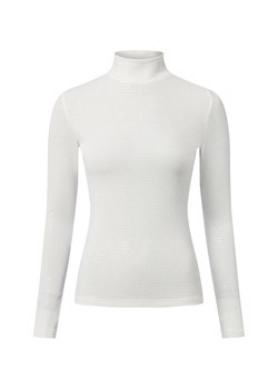 HUGO Damska koszulka z długim rękawem - Drisila Kobiety biały wypukły wzór tkaniny - id: 782411-0001-09900 - marki Hugo Boss - 186785379 HUGO Damska koszulka z długim rękawem - Drisila Kobiety biały wypukły wzór tkaniny ze sklepu vangraaf w kategorii Bluzki damskie - zdjęcie 186785379
