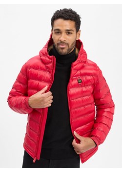 Blauer Pikowana kurtka męska Mężczyźni czerwony jednolity ze sklepu vangraaf w kategorii Kurtki męskie - zdjęcie 186785385