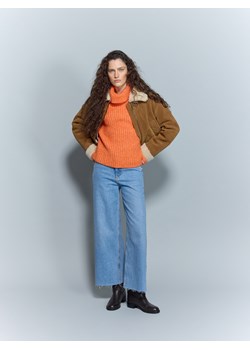 Reserved - Jeansy wide leg z wysokim stanem - niebieski ze sklepu Reserved w kategorii Jeansy damskie - zdjęcie 186785728