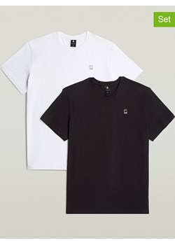 G-Star Koszulki (2 szt.) w kolorze białym i czarnym ze sklepu Limango Polska w kategorii T-shirty męskie - zdjęcie 186789849