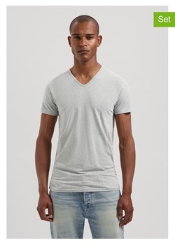 DSTREZZED Koszulki (2 szt.) w kolorze jasnoszarym ze sklepu Limango Polska w kategorii T-shirty męskie - zdjęcie 186790079