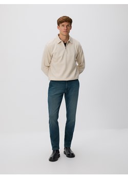 Reserved - Jeansy slim fit z efektem sprania - indigo jeans - id: 171GT-57J - marki Reserved - 186790629 Reserved - Jeansy slim fit z efektem sprania - indigo jeans ze sklepu Reserved w kategorii Jeansy męskie - zdjęcie 186790629
