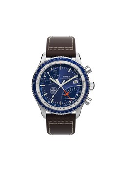 Timex Zegarek Fly Back Chronograph x Pan Am® TW2W97200 Brązowy ze sklepu MODIVO w kategorii Zegarki - zdjęcie 186791659