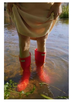 Hunter Kalosze HFW-006 Czerwony ze sklepu MODIVO w kategorii Kalosze damskie - zdjęcie 186791679