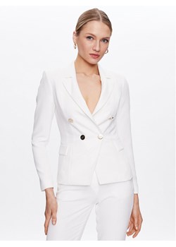 Liu Jo Marynarka CA3044 T2200 Biały Regular Fit - id: 0000302429400 - marki Liu Jo - 186791686 Liu Jo Marynarka CA3044 T2200 Biały Regular Fit ze sklepu MODIVO w kategorii Marynarki damskie - zdjęcie 186791686