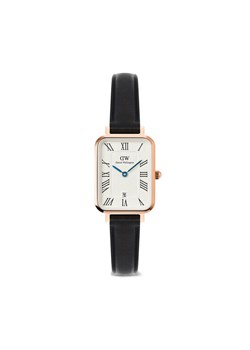 Daniel Wellington Zegarek Quadro Sterling Roman Numerals DW00100862 Czarny ze sklepu MODIVO w kategorii Zegarki - zdjęcie 186791766