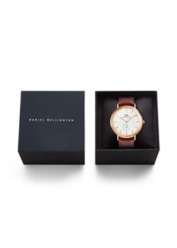 Zegarek Daniel Wellington Classic St. Mawes Horloge DW00100871 Brązowy ze sklepu eobuwie.pl w kategorii Zegarki - zdjęcie 186793259