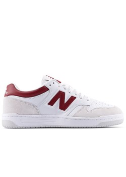 Buty unisex New Balance BB480LIR - białe ze sklepu streetstyle24.pl w kategorii Buty sportowe męskie - zdjęcie 186794319