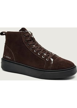 Karl Lagerfeld Ocieplane sneakersy FLINT II | shearling | zamsz ze sklepu Gomez Fashion Store w kategorii Buty sportowe męskie - zdjęcie 186795186