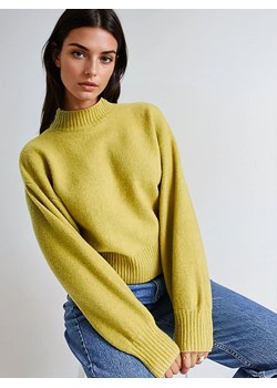 Monki Sweter w kolorze limonkowym ze sklepu Limango Polska w kategorii Swetry damskie - zdjęcie 186795276