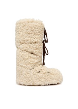 Moon Boot Śniegowce 80D1403070 Beżowy ze sklepu MODIVO w kategorii Śniegowce damskie - zdjęcie 186795366