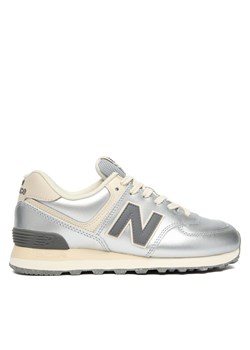 New Balance Sneakersy WL574MLG Srebrny ze sklepu MODIVO w kategorii Buty sportowe damskie - zdjęcie 186795375