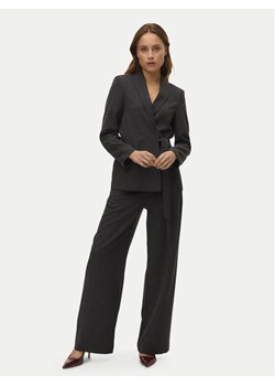 Vero Moda Spodnie materiałowe Bestie 10333960 Szary Wide Leg ze sklepu MODIVO w kategorii Spodnie damskie - zdjęcie 186795448