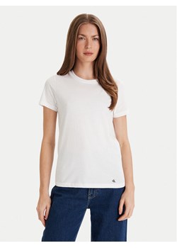 Calvin Klein Underwear Komplet 3 t-shirtów LV00QS7485 Biały Regular Fit ze sklepu MODIVO w kategorii Bluzki damskie - zdjęcie 186795495