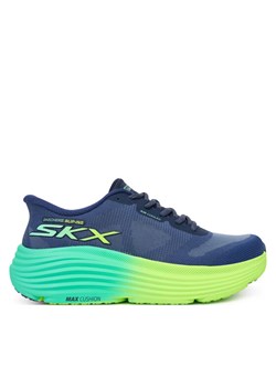 Skechers Buty do biegania Max Cushioning Endeavour 129473/NVLM Granatowy ze sklepu MODIVO w kategorii Buty sportowe damskie - zdjęcie 186795508