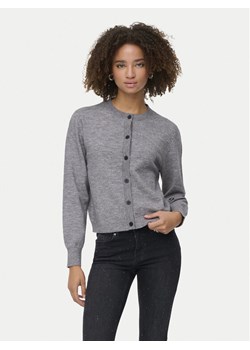 ONLY Kardigan Camille 15349639 Szary Regular Fit ze sklepu MODIVO w kategorii Swetry damskie - zdjęcie 186795509