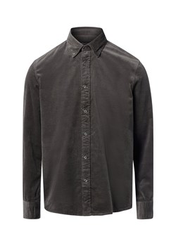 Marc O'Polo Męska koszula sztruksowa Mężczyźni Regular Fit Bawełna antracytowy jednolity ze sklepu vangraaf w kategorii Koszule męskie - zdjęcie 186796818